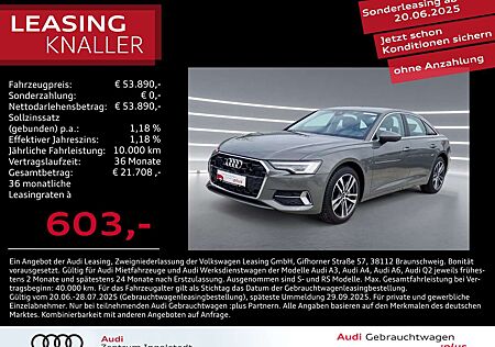 Audi A6 Limousine 40 TDI STHZG Massage Leder HuD 19" Advan