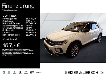 VW T-Roc Volkswagen 1.5 TSI DSG STYLE*LED*AHK*NAVI*KLIMA*PDC*S