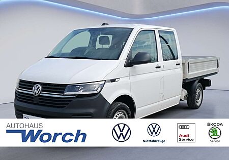VW T6 Transporter Volkswagen T6.1 Transporter DoKa 2.0 TDI lang LR ACC+NAVI+AHK