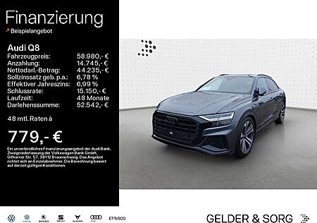 Audi Q8 55 TFSIe S-line*qu.*HuD*B&O*PANO*RFK*LED*