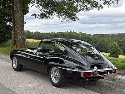 Jaguar E-Type Jaguar E-Type Serie 2 2+2 (1969) – Note 2- (Gutachten) – Schwarz/Biscuit – Automatik – Seit 1990 in einer Hand
