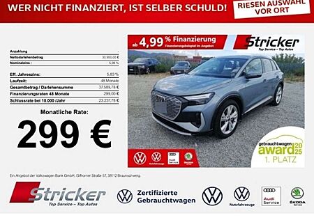 Audi Q4 e-tron S-Line 150/77 299,-ohne Anzahlung Navi Kamera