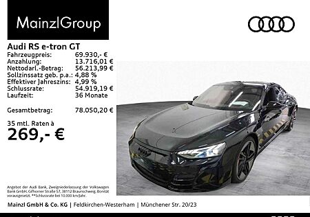 Audi e-tron GT RS Matrix HUD Pano Keramik 360° Massag