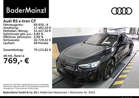 Audi e-tron GT RS Matrix HUD Pano Keramik 360° Massag