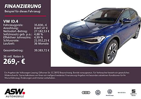 VW ID.4 Volkswagen Pure Performence LED NAVI AHK WÄRMEPUMPE