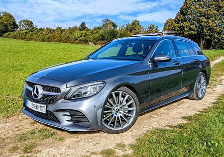Mercedes-Benz C 200 S205 AMG Line Schaltgetriebe Multibeam AHK 19 Zoll