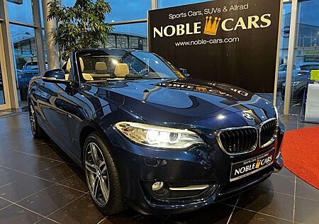BMW 218 d Cabrio Sport Line LED XENON NAVI ALU