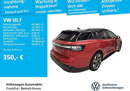 VW ID.7 Volkswagen Tourer GTX 4-Motion Pano Alu21" Anschlußgar