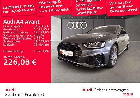 Audi A4 40 TFSI S tronic S line MatrixLED B&O D