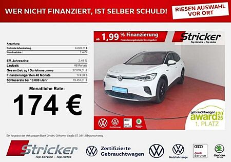 VW ID.4 Volkswagen Pure Performance 125/52 174,-ohne Anzahlung Pano