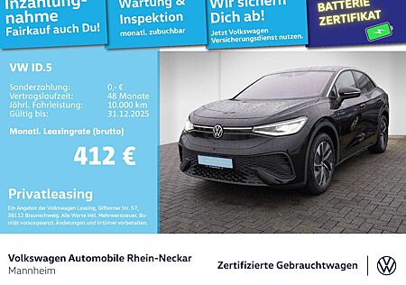 VW ID.5 Volkswagen Pro 210kW GAR 2030 Navi ACC IQ Light Wärmep
