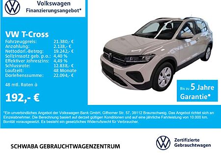 VW T-Cross Volkswagen Life 1.0 TSI *LED*VIRTUAL*ACC*LANE*16"*