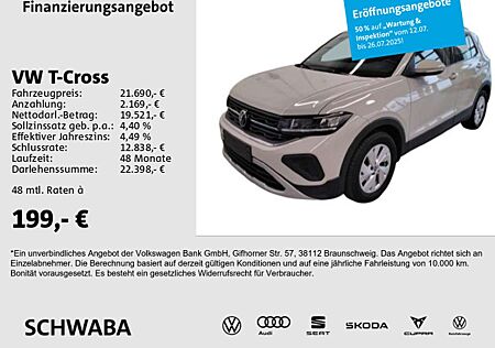 VW T-Cross Volkswagen Life 1.0 TSI *LED*VIRTUAL*ACC*LANE*16"*