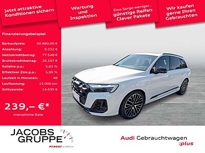 Audi SQ7 Black+/S-Sitze+/HuD/Laser/HD Matrix/Pano/360°/AHK/22Zoll