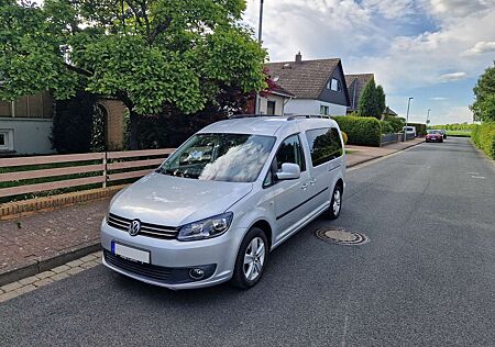 VW Caddy Volkswagen Maxi 1.6 TDI AHK Navi TÜV 7-Sitzer PDC