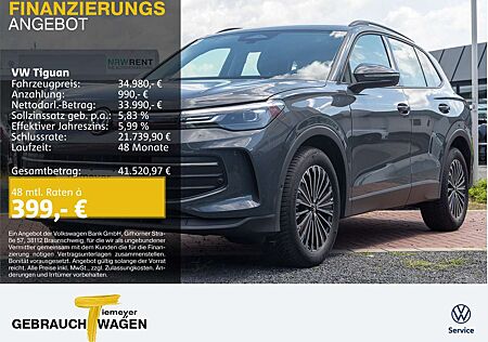 VW Tiguan Volkswagen 1.5 TSI DSG 150PS LIFE AHK KAMERA NAVI SI