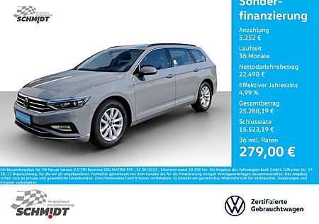 VW Passat Variant Volkswagen 2.0 TDI Business DSG MATRIX RFK