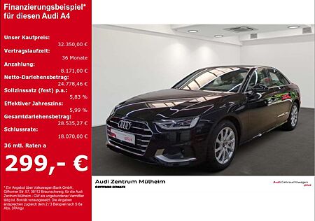 Audi A4 Lim. 40 TDI Navi virtual ACC Rückfahrkamera