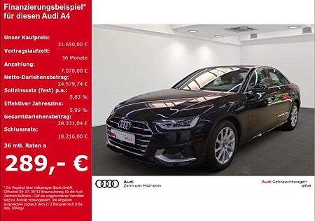 Audi A4 Lim. 40 TDI Navi virtual ACC Rückfahrkamera