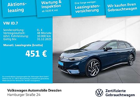 VW ID.7 Volkswagen Tourer Pro IQ.LIGHT AHZV AREAVIEW AR-HUD