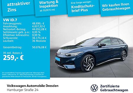 VW ID.7 Volkswagen Tourer Pro IQ.LIGHT AHZV AREAVIEW AR-HUD