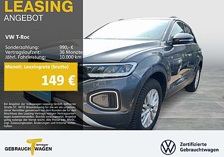 VW T-Roc Volkswagen 1.0 TSI LIFE LED NAVI WINTERP. APP-CON