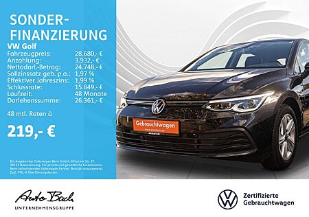 VW Golf Volkswagen VIII Life 2.0 TDI DSG Navi LED ACC Schiebed