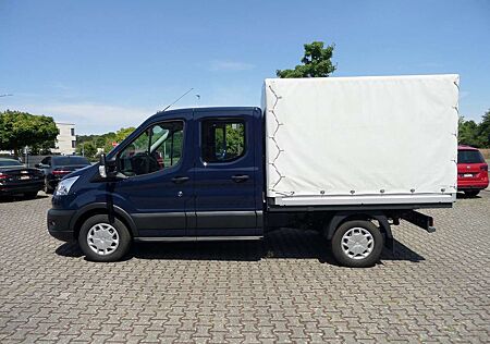 Ford Transit 350 L2 Pritsche Plane DoKa 7-Sitzer+4x4+SHZ+Klima
