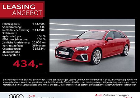 Audi A4 Avant 40 TFSI S line LED NAVI AHK ACC B&O 19"