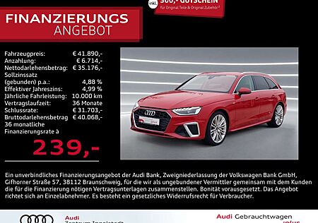 Audi A4 Avant 40 TFSI S line LED NAVI AHK ACC B&O 19"