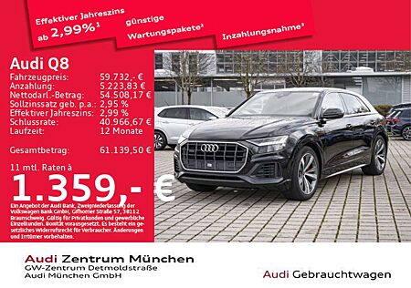 Audi Q8 55 TFSI e qu. tiptr. LuftFed/AHK/Virtual