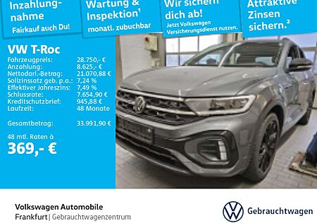 VW T-Roc Volkswagen 1.5 TSI DSG R-Line Navi LEDPlus DAB+ Front