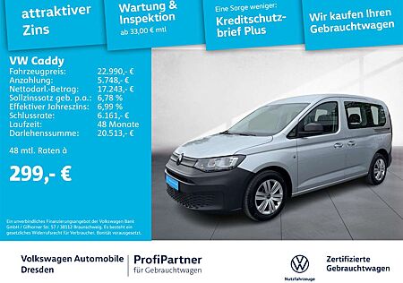 VW Caddy Volkswagen Basis 2,0 TDI KLIMA GRA