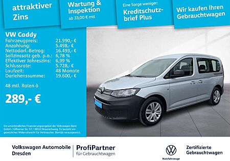 VW Caddy Volkswagen Basis 2,0 TDI KLIMA GRA
