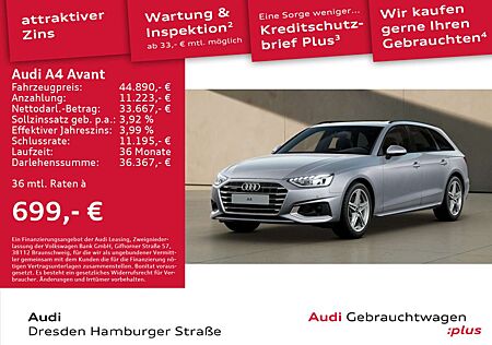 Audi A4 40 TDI Advanced quattro LED Navi Pano