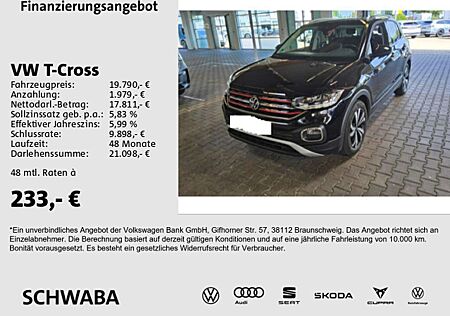 VW T-Cross Volkswagen Style 1.0 TSI *LED*NAV*LANE*PDC*SHZ*17"*