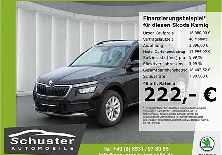 Skoda Kamiq 1.0TSI*LED Tempo SHZ PDCv+h Smart-Link Alu