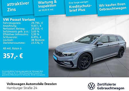 VW Passat Variant Volkswagen R-LINE 2.0 TSI 4M DSG IQ AHK AREA
