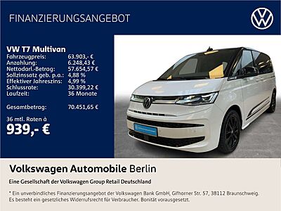 Volkswagen T7 Multivan Multivan 2.0 TDI DSG Edition Navi LED SHZ AHZV