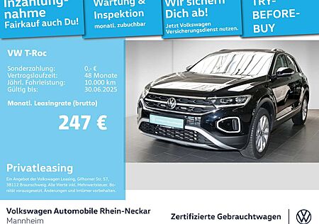VW T-Roc Volkswagen 1.5 TSI Style DSG AHK Navi LED uvm