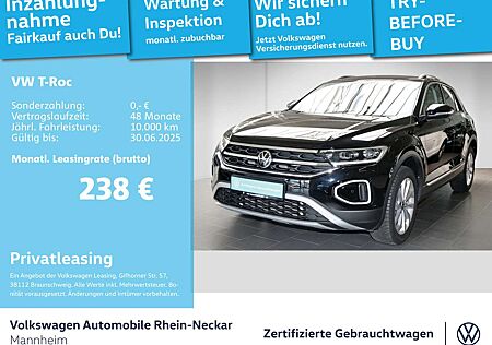 VW T-Roc Volkswagen 1.5 TSI Style DSG AHK Navi LED uvm
