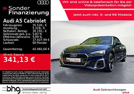Audi A5 Cabrio 35 TFSI S-line LED/AHK/Navi/Assist/uvm