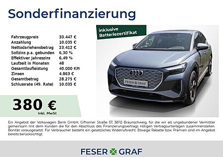 Audi Q4 e-tron Sportback 40 e-tron S Line Int Pano,Kamera,Leder,N