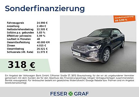 VW T-Roc Volkswagen Cabrio Style 1.5TSI 110kW 6-Gang LED Kame
