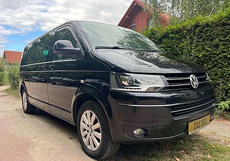 VW T5 Caravelle Volkswagen Comfortline lang DSG Leder Nappa DVD