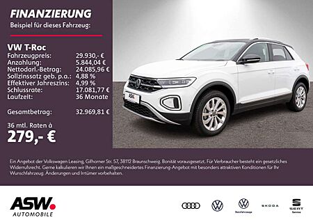 VW T-Roc Volkswagen Style 1.5 TSI DSG LED Navi PDC ACC SHZ AHK