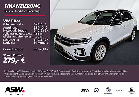 VW T-Roc Volkswagen Style 1.5 TSI DSG LED Navi PDC ACC SHZ AHK