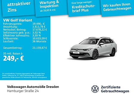 VW Golf Variant Volkswagen Golf VIII Variant Style 1.5 TSI LED APP TRAVEL