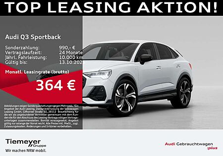 Audi Q3 45 TFSI Q S LINE UPE77 LEDER AHK ST
