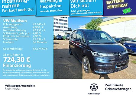 VW T7 Multivan Volkswagen 1.4 TSI eHybrid DSG 6-Sitzer AHK ACC uv